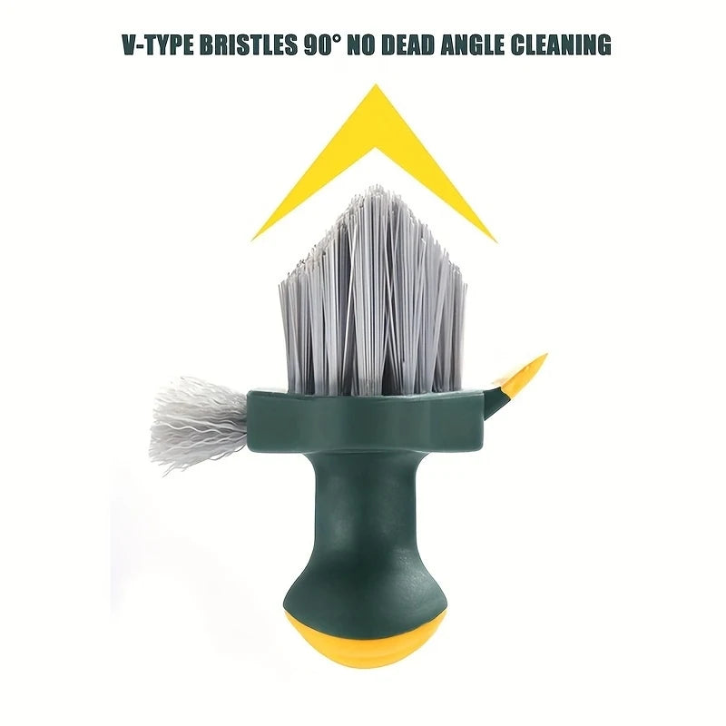2-in-1 Crevice Cleaning Brush – Floor, Bathroom & Toilet Crevice Cleaning Brush PLUSH