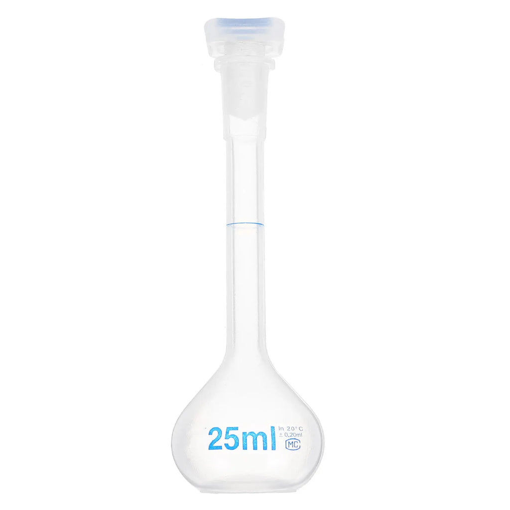 25mL Polypropylene Volumetric Flask – Lab Chemistry & Biology Volumetric Flask PLUSH
