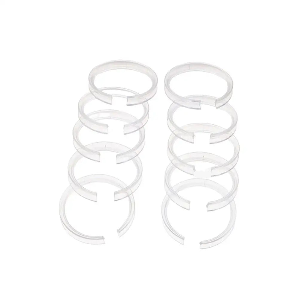 10pcs Clear Acrylic Round Bracelet Display Stand Holder Set Bracelet Display Stand PLUSH