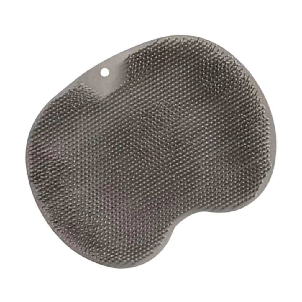 Silicone Foot Scrubber Shower Mat – Wall Mount Body Brush Foot Scrubber Mat PLUSH