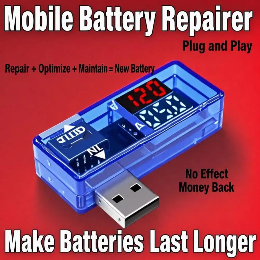 USB Battery Optimizer & Maintenance Tool for Mobile Phones USB Battery Optimizer PLUSH