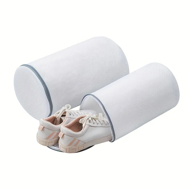 360° Mesh Shoe Washing Bag | Zipper Laundry Bag for Sneakers Mesh Laundry Bag PLUSH