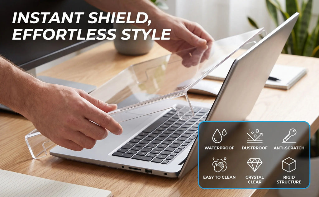 Clear Acrylic Keyboard Cover – Dustproof & Splash-Resistant Keyboard Cover PLUSH Default Title