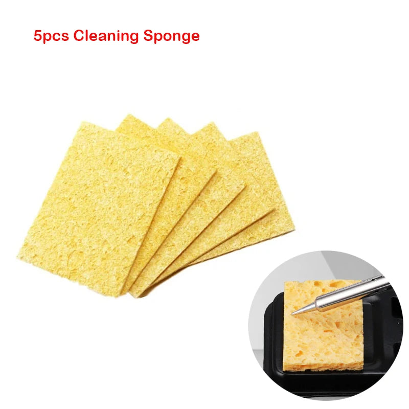 ZWINCKY 60W Adjustable Temp Electric Soldering Iron 110V/220V Electric Soldering Iron PLUSH 5pc Cleaning Sponge China Mainland