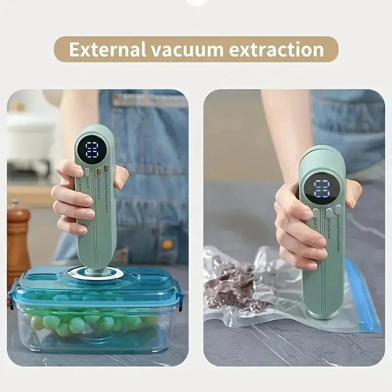 USB Mini Vacuum Sealer Machine with Pump & Bags – Food Storage Vacuum Sealer Machine PLUSH