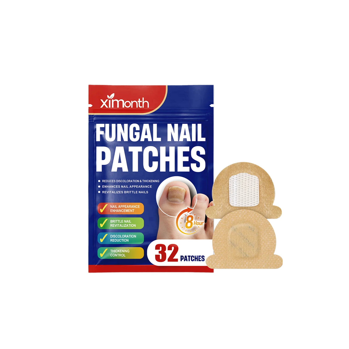 Tea Tree Nail Repair Patches 32pcs – Daily Nail Care Nail Repair Patch PLUSH 32pcs Bagged