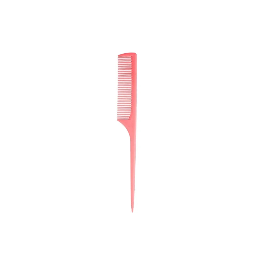 Sharp Pointed Tail Comb – Fine Teeth Hair Styling for Girls Hair Styling Comb PLUSH Rose red