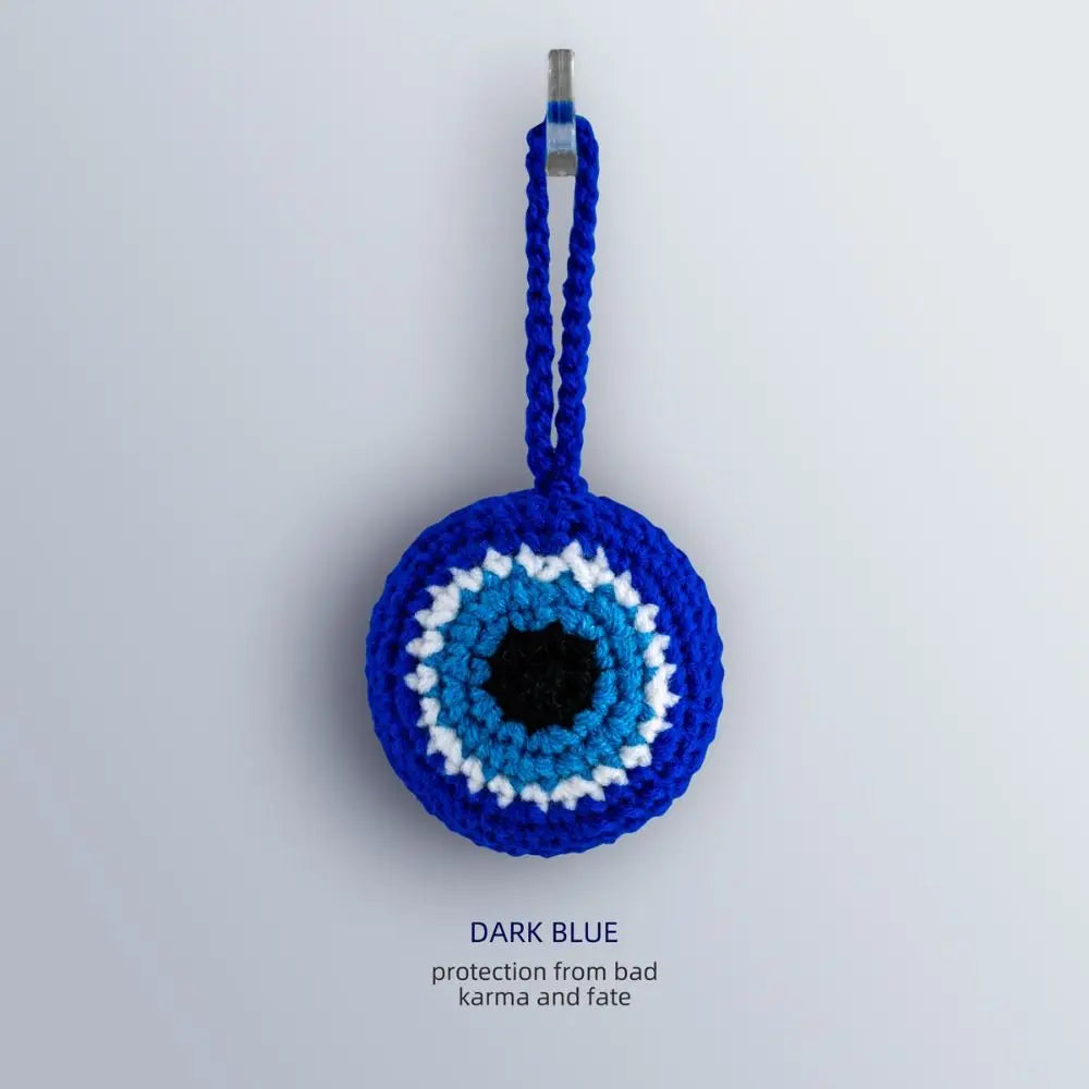 Lucky Eye Keychain Blue Evil Eye Tassel Car Charm Pendant Evil Eye Keychain PLUSH