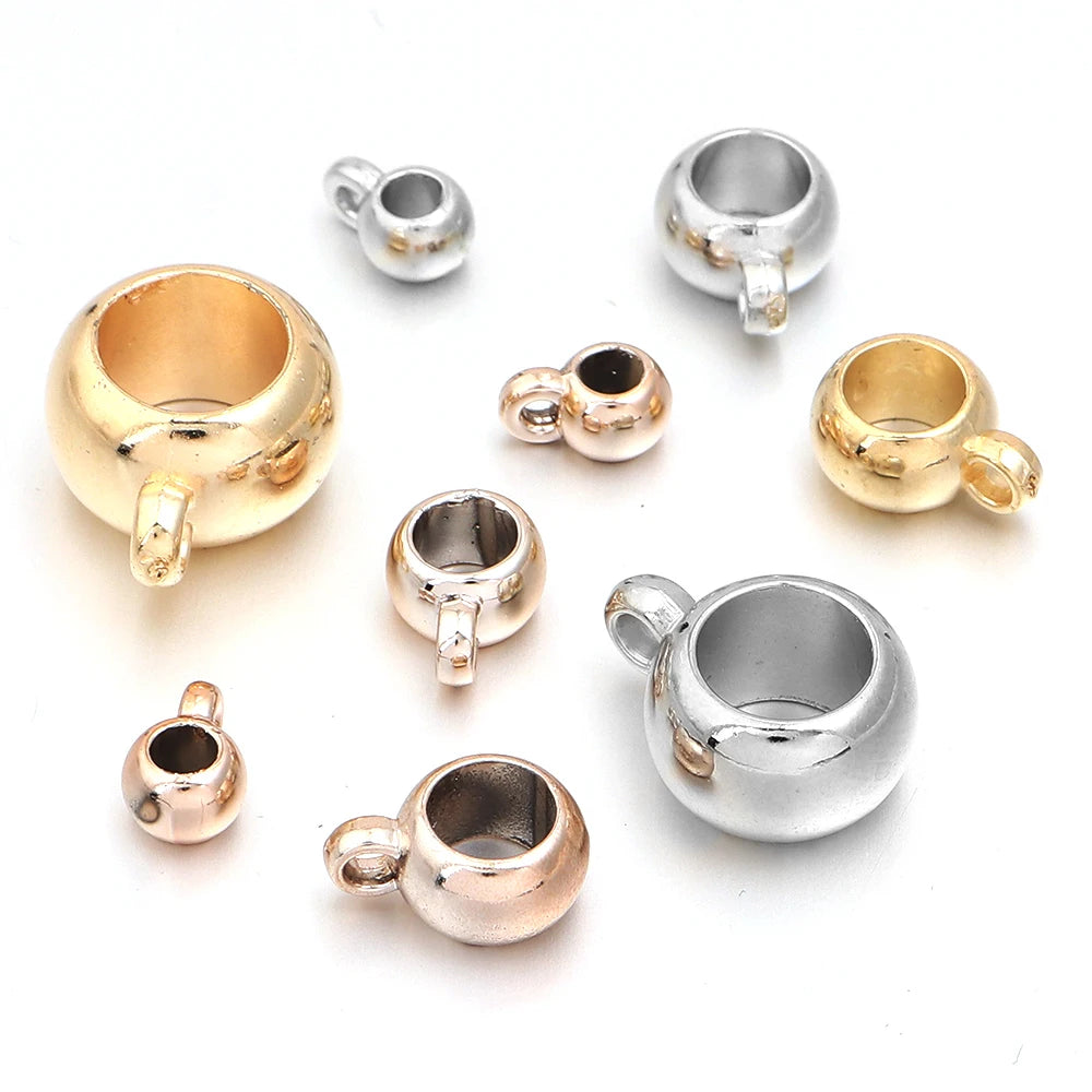 CCB Big Hole Spacer Beads 6–16mm | DIY Jewelry Making 30–100pcs Jewelry Spacer Beads PLUSH