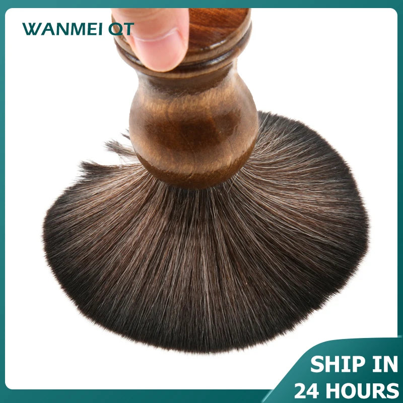 Wooden Handle Soft Bristle Shaving & Beard Brush – Men's Shaving Beard Brush PLUSH
