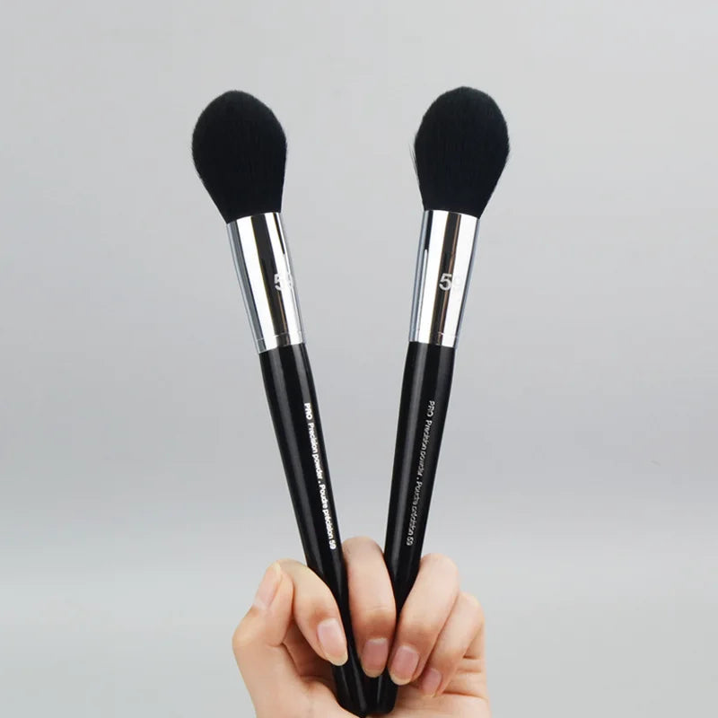 PLUSH SEP #59 Flame Shape Pro Powder & Blush Makeup Brush Makeup Powder Brush PLUSH