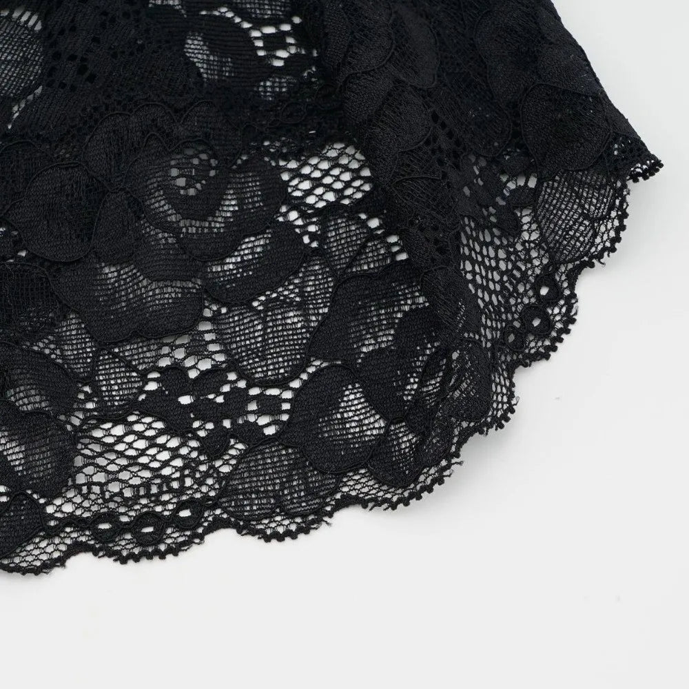 Korean Lace Wide Headband – Spandex Mesh Elastic Hair Wrap Lace Hair Headband PLUSH