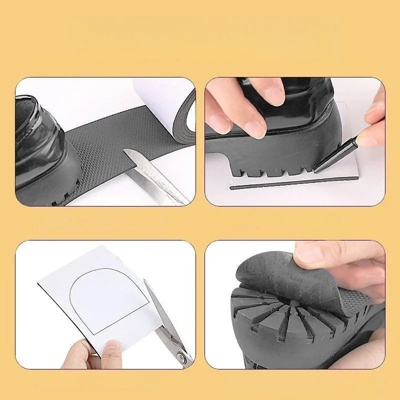 Non-Slip EVA Shoe Sole Protector Sticker – Heel Guard Roll Shoe Sole Protector PLUSH
