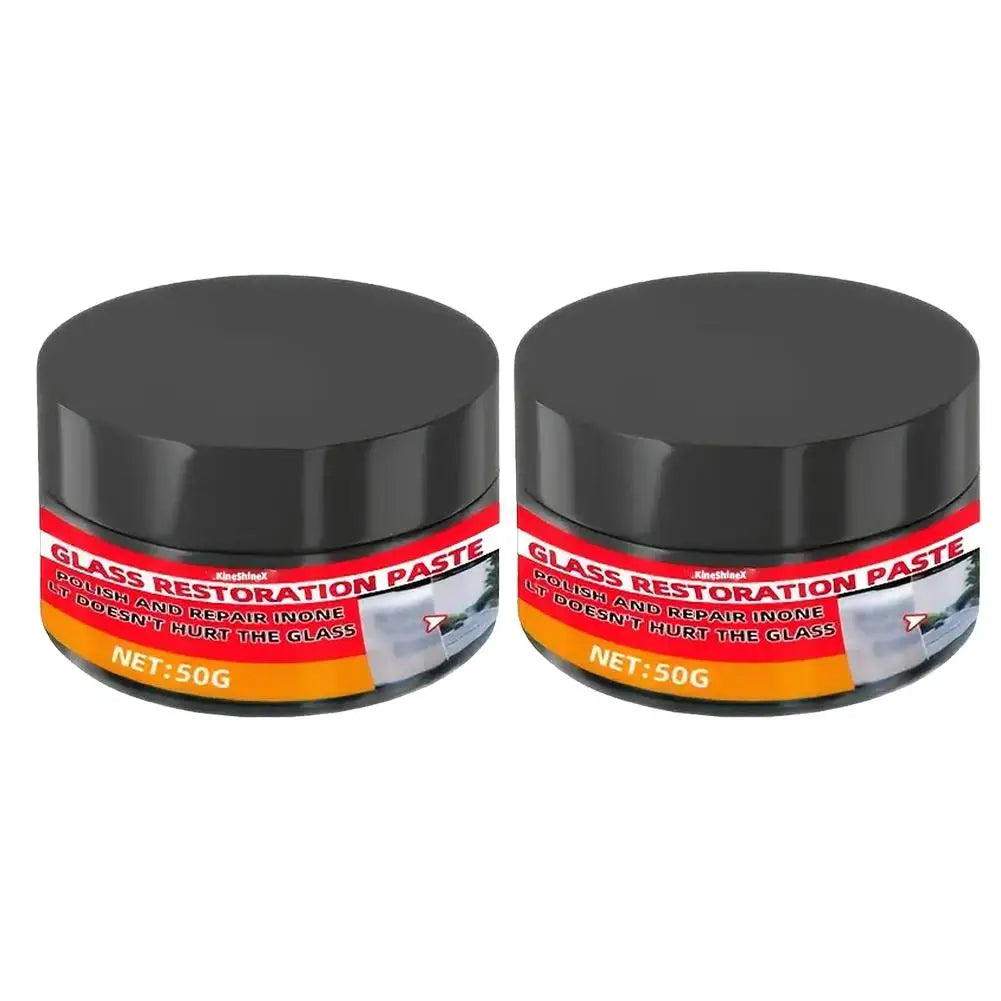 Glass Repair & Polish Paste – Car, Mirror & Window Surfaces Glass Polish Paste PLUSH 2pcs