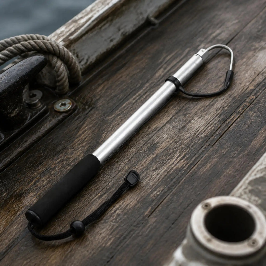 Telescopic Aluminum Alloy Fishing Gaff – Portable Fish Hook Fishing Gaff Tool PLUSH