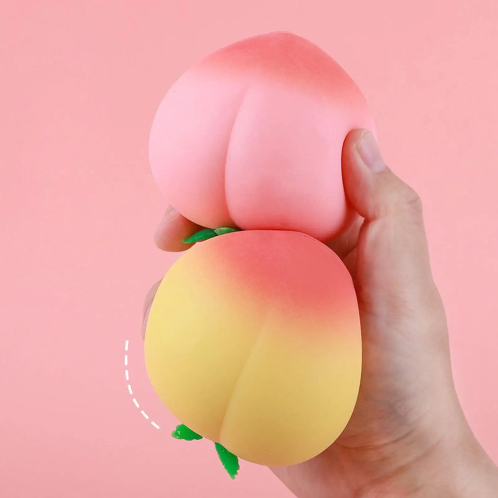 Peach Squeeze Toy – Slow Rising Sensory Fidget for Kids & Adults Fidget Squeeze Toy PLUSH
