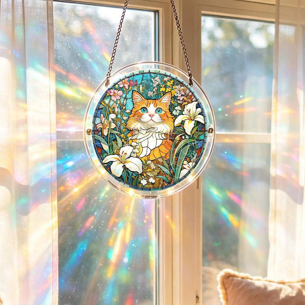 Acrylic Puzzle Suncatcher – Window Hanging Home Decor Ornament Suncatcher Ornament PLUSH