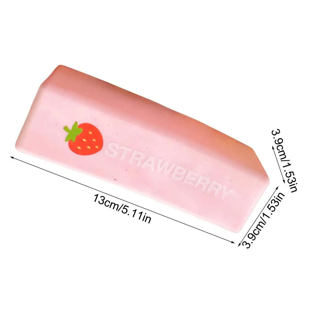 Slow-Rebound Butter Fidget Squeeze Toy – Sensory Fun Fidget Squeeze Toy PLUSH strawberry