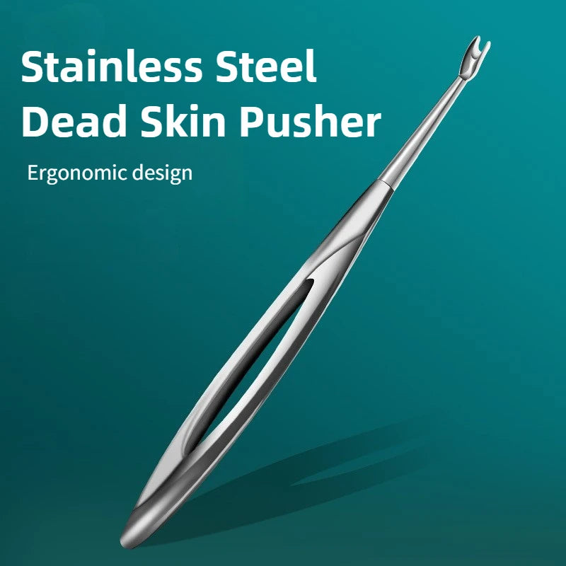 Stainless Steel Cuticle Pusher & Remover | Nail Manicure Tool Cuticle Pusher Tool PLUSH