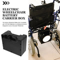 Wheelchair Battery Storage Box – 24V Dual 12V 12Ah ABS Case Wheelchair Battery Box PLUSH Default Title
