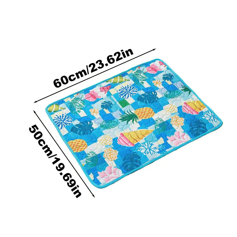 Pet Cooling Mat – Breathable Ice Silk Pad for Dogs & Cats Pet Cooling Mat PLUSH A