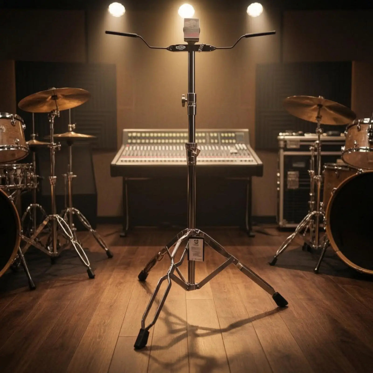 Chrome Bongo Drum Stand – Heavy Duty Adjustable Tripod Holder Drum Stand PLUSH