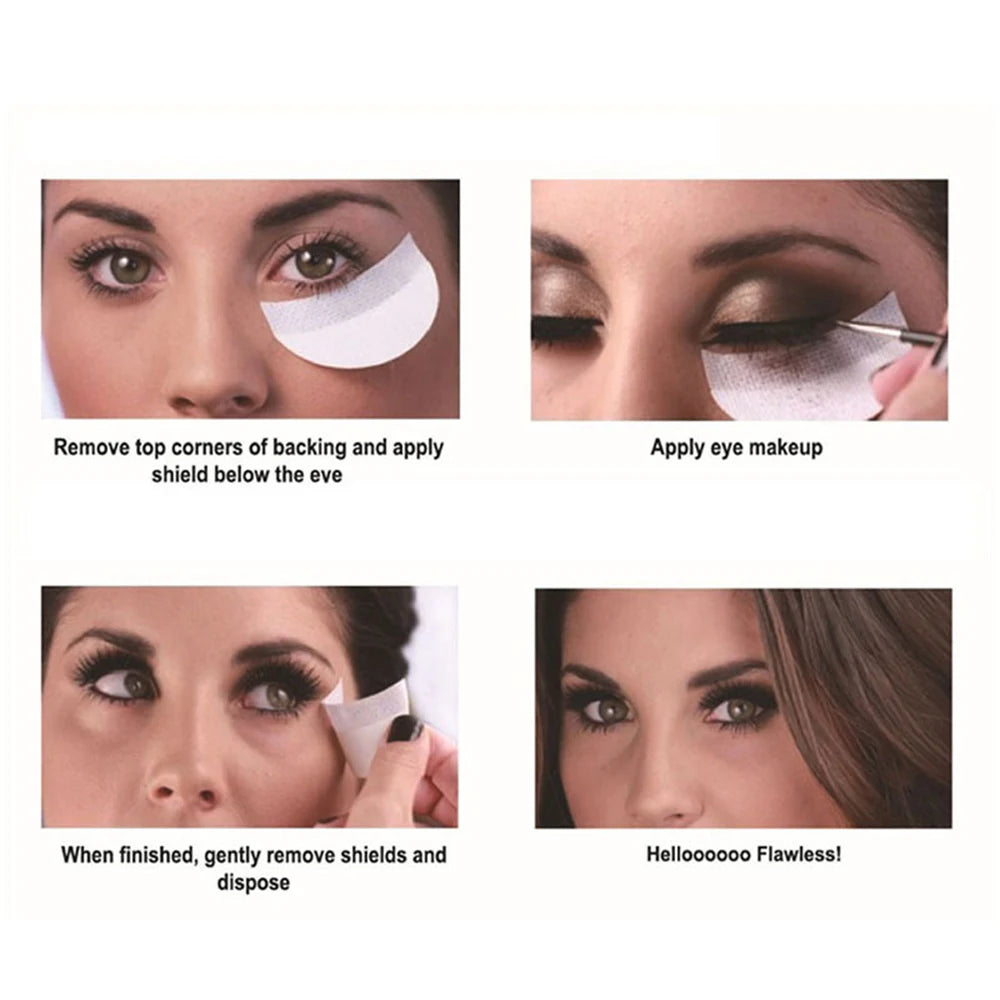 Disposable Eyeshadow Shields & Eyelash Protector Pads 20-50pcs Eye Makeup Shields PLUSH