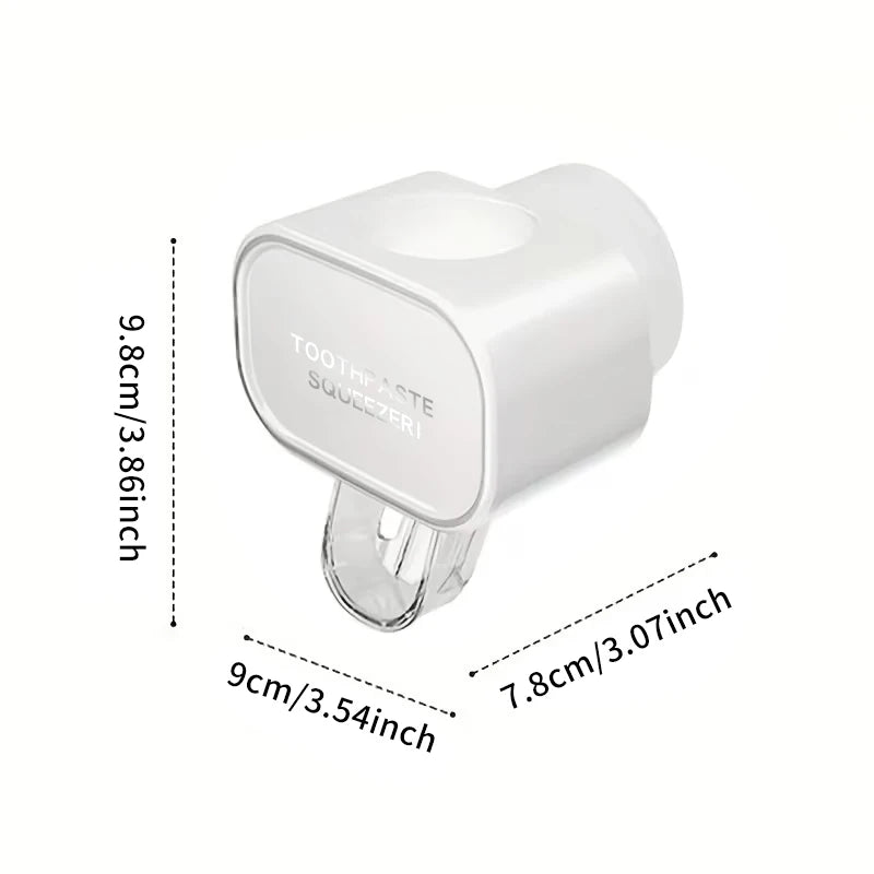 Wall-Mounted Toothpaste Dispenser – No Drilling Required Toothpaste Dispenser PLUSH