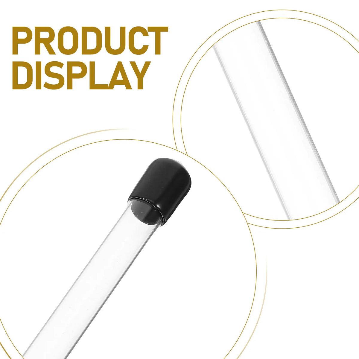 10pcs Clear Plastic Storage Tubes with Lids | Lab & Bead Organizer Plastic Storage Tubes PLUSH