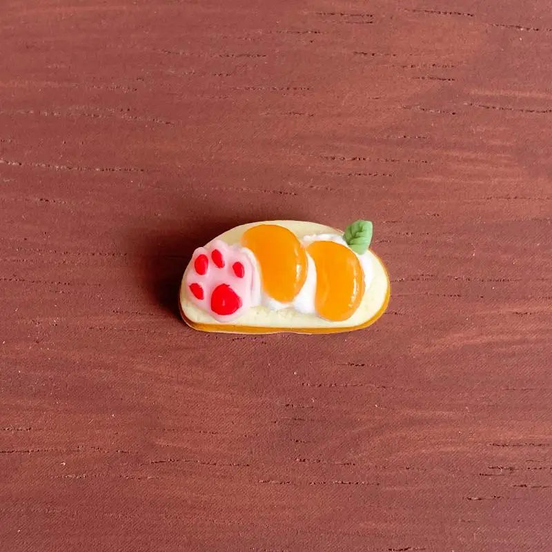 Miniature Dollhouse Berry Ice Cream Toast Model – DIY Accessory Dollhouse Accessory PLUSH A2