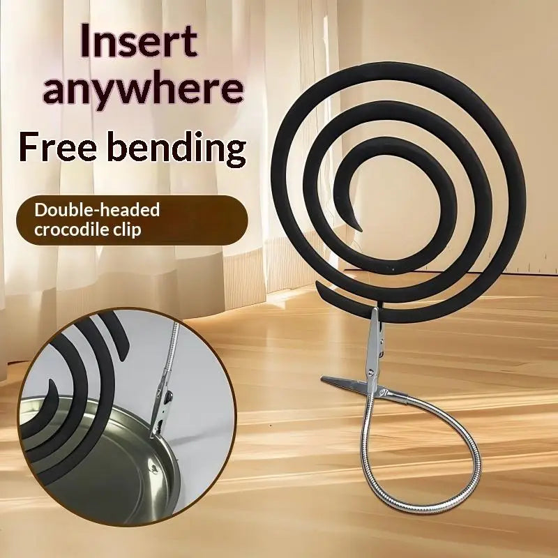 Metal Double-Headed Mosquito Coil Holder Stand | Home & Camping Mosquito Coil Stand PLUSH