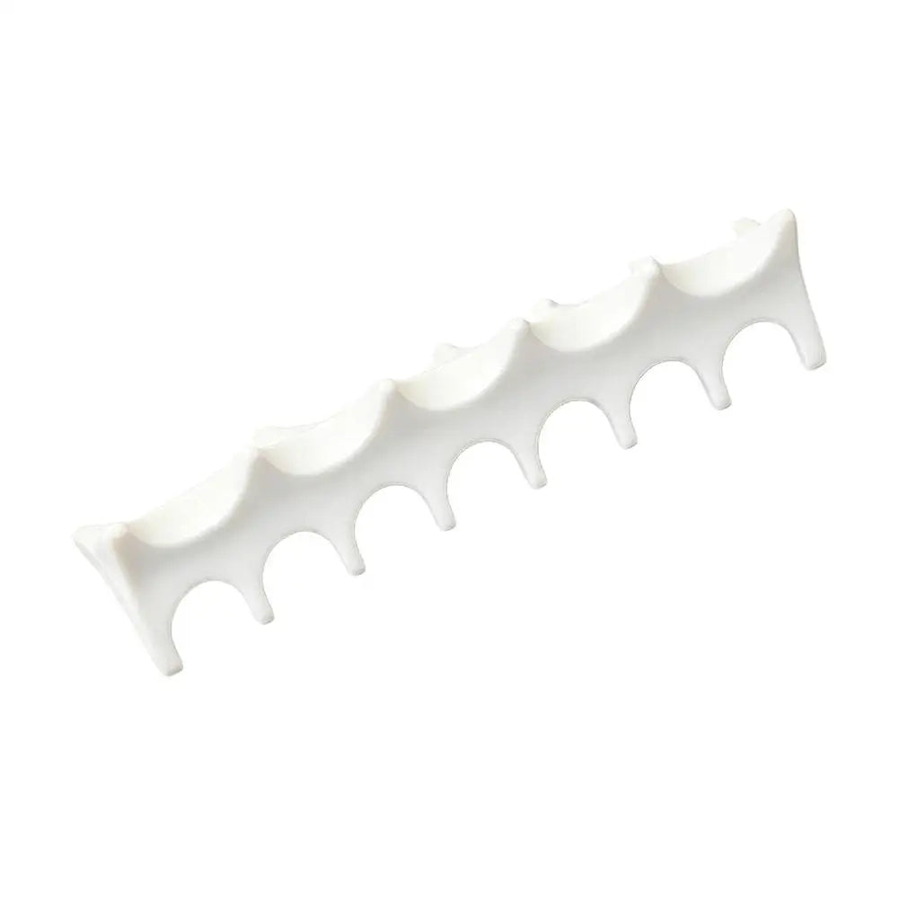 Silicone Fishbone Nail Art Pen Holder – 5-Slot Brush Stand Nail Brush Holder PLUSH A CN