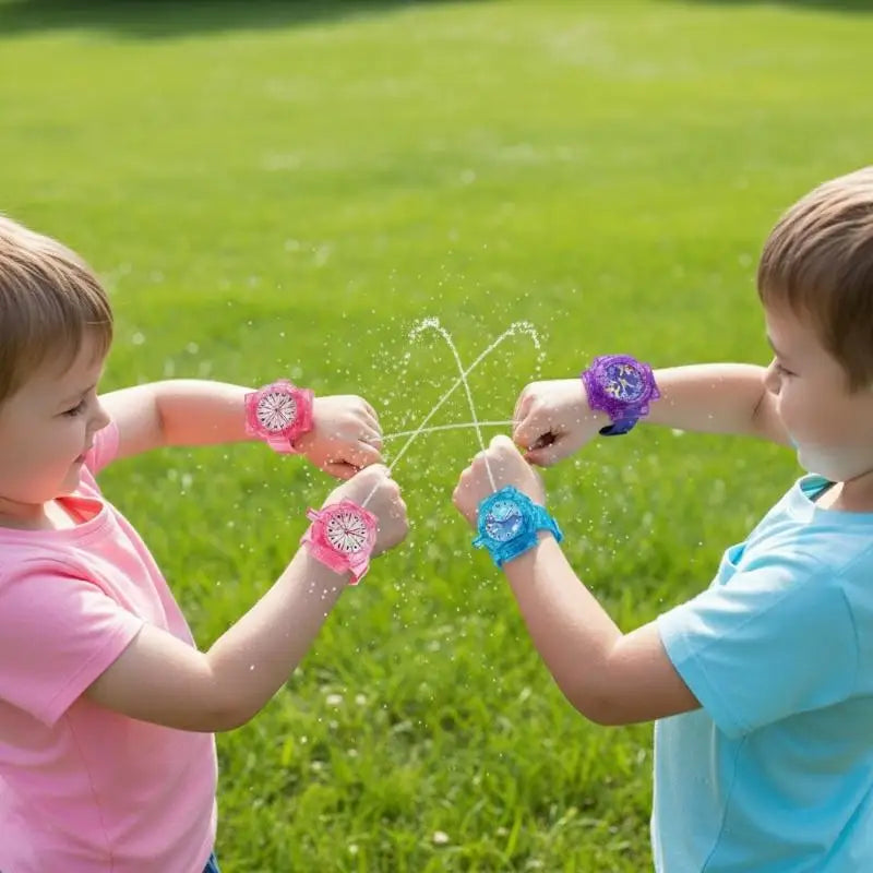 Wrist Watch Water Squirter Toy 2pcs – Summer Prank & Party Novelty Squirt Toy PLUSH