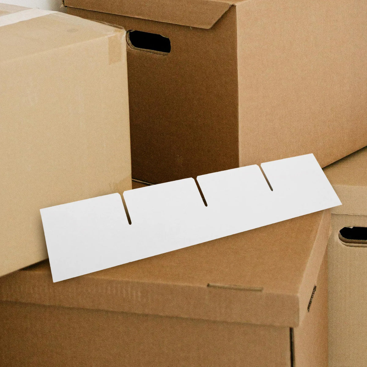 6pcs Cardboard Box Dividers Grid Pattern – Secure Packing Box Dividers PLUSH