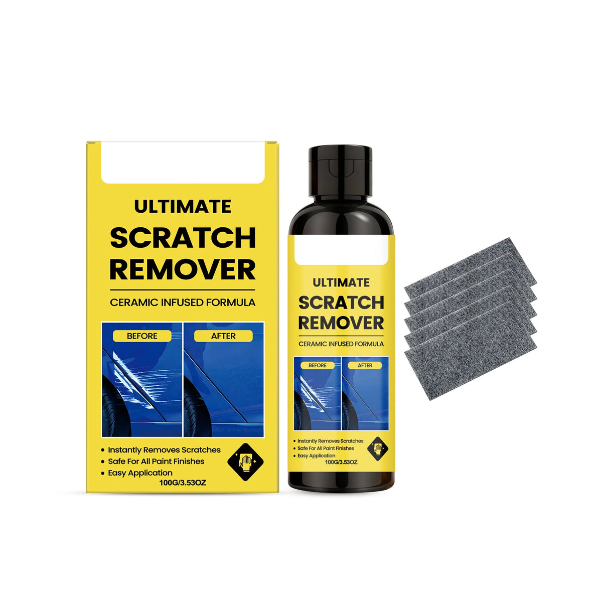 Nano Car Scratch Remover Kit – Polish & Restore All Paint Car Scratch Repair Kit PLUSH 1SET