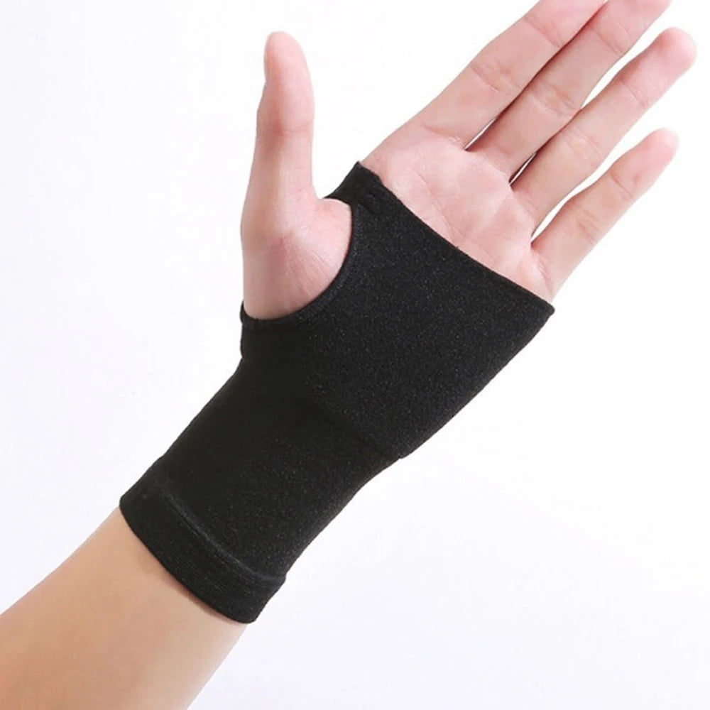 Nylon Elastic Compression Wrist Support Gloves & Thumb Brace Wrist Support Glove PLUSH