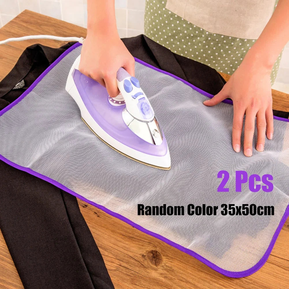 Heat-Resistant Ironing Board Mesh Guard Cover Pad Ironing Board Accessory PLUSH WHITE