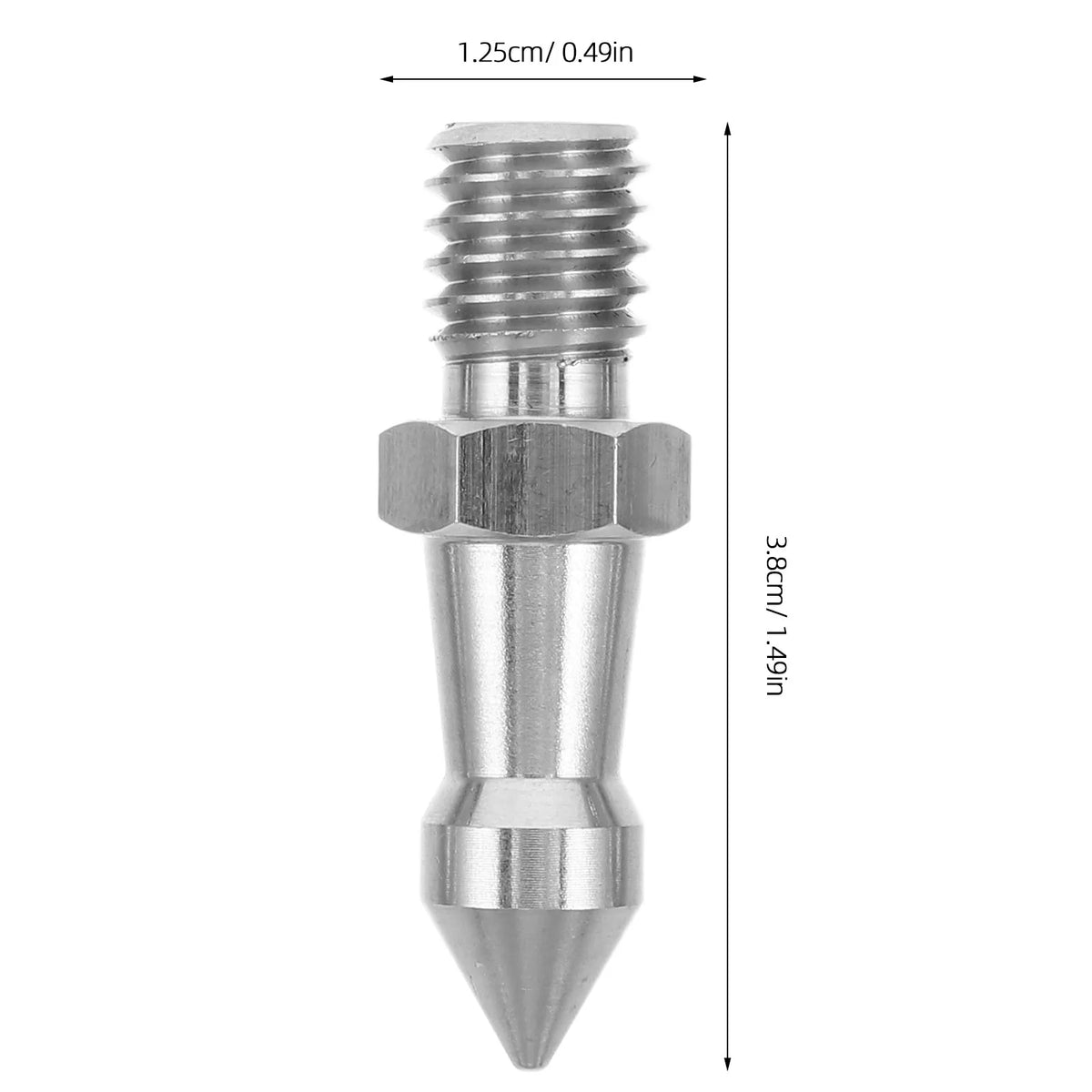 5pcs Stainless Steel Tripod Foot Spikes – Anti-Skid Leg Tips Tripod Spike Feet PLUSH