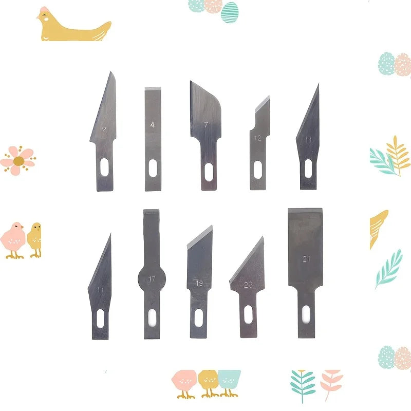 13-Piece Precision Carving Knife Set | DIY Art & Engraving Tool Craft Carving Knife Set PLUSH