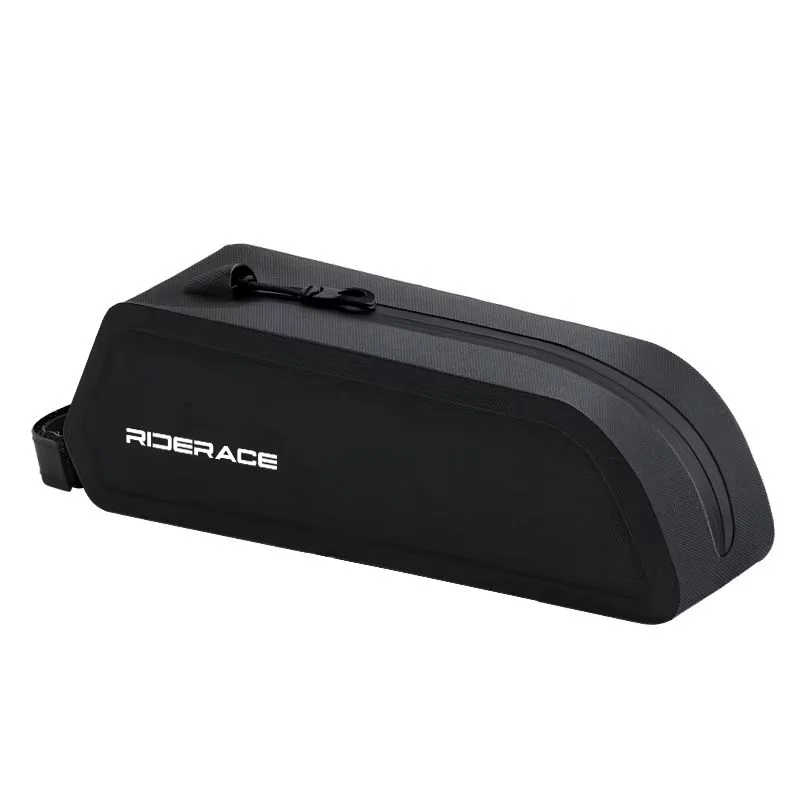 TPU Waterproof Bike Top Tube Bag – MTB, Road & Gravel Bicycle Frame Bag PLUSH Black