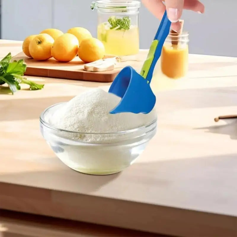 Mess-Free Protein Powder Scoop with Sliding Funnel Powder Scoop PLUSH