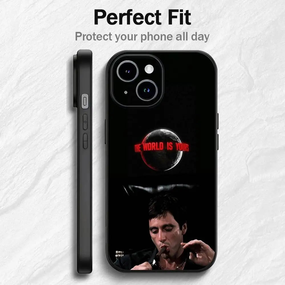 Scarface 1983 Classic Film iPhone Case – Shockproof Silicone Phone Case PLUSH