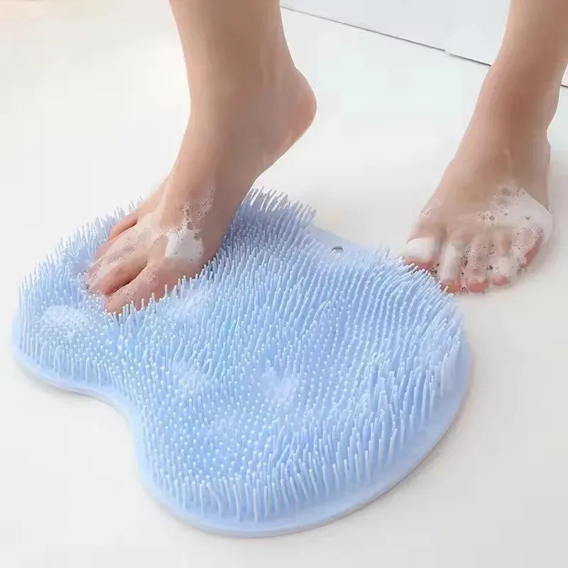 Silicone Bath Brush – Body Scrub, Massage & Foot Wash Silicone Bath Brush PLUSH