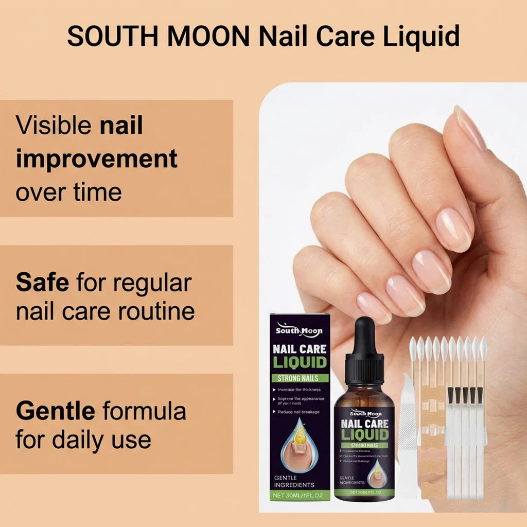 South Moon Tea Oil Nail Serum – Nourish & Strengthen 30ml Nail Care Serum PLUSH