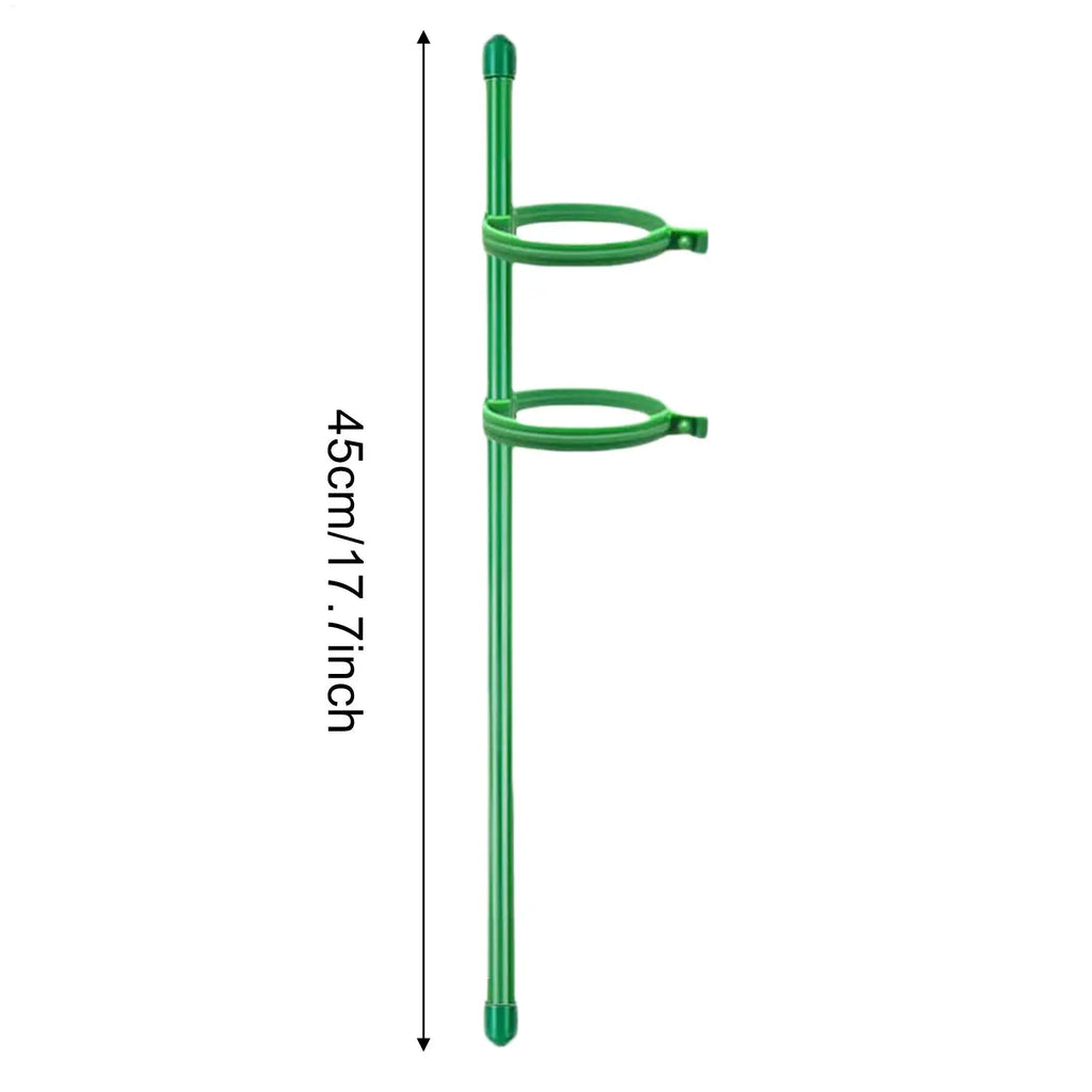 10pcs Adjustable Plant Support Stakes & Flower Grow Clips Plant Support Stakes PLUSH