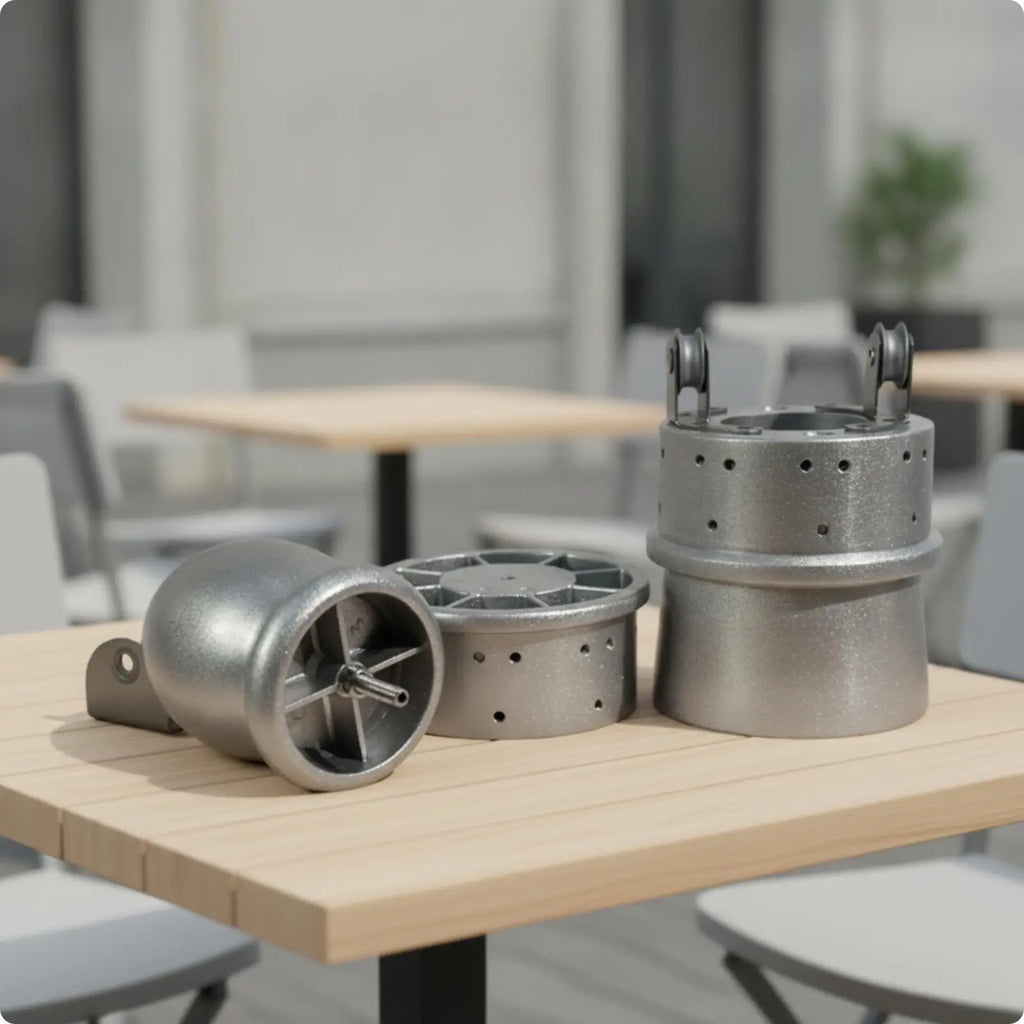 Aluminum Alloy Patio Umbrella Base with Clamp – Easy Install Umbrella Base Clamp PLUSH