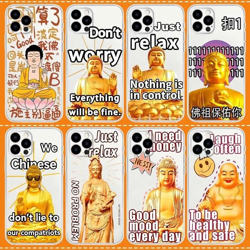 Buddhism Sakyamuni iPhone Case – Shockproof Silicone Cover Silicone Phone Case PLUSH