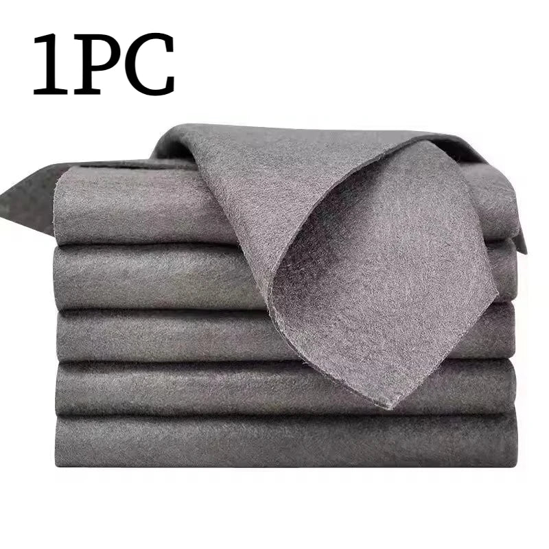 Magic Microfiber Glass Cleaning Cloth – Streak-Free, Reusable Microfiber Cleaning Cloth PLUSH 1PC 29x29cm