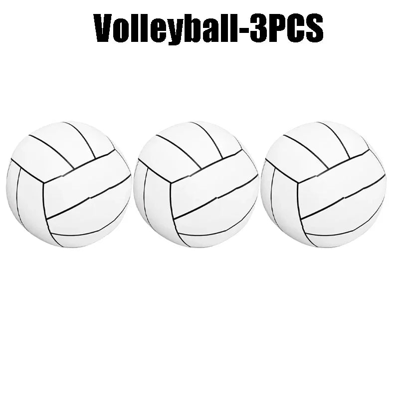 Inflatable Sports Beach Balls 24-Pack – Kids Pool & Beach Toy Inflatable Beach Toy PLUSH Volleyball-3PCS