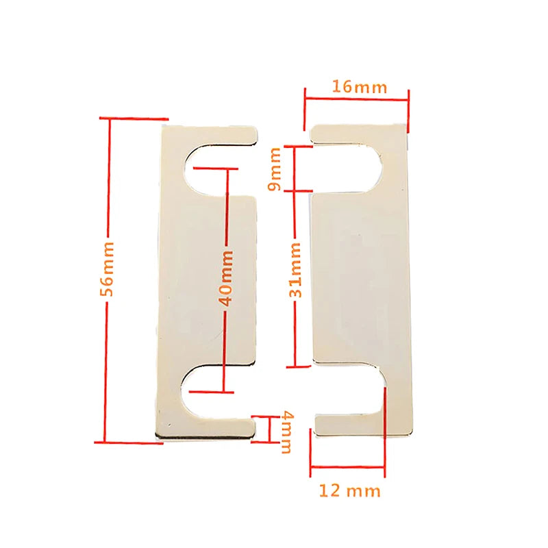 Pure Copper Speaker Connection Block – DIY Audio Junction Piece Speaker Connection Block PLUSH Big straight film